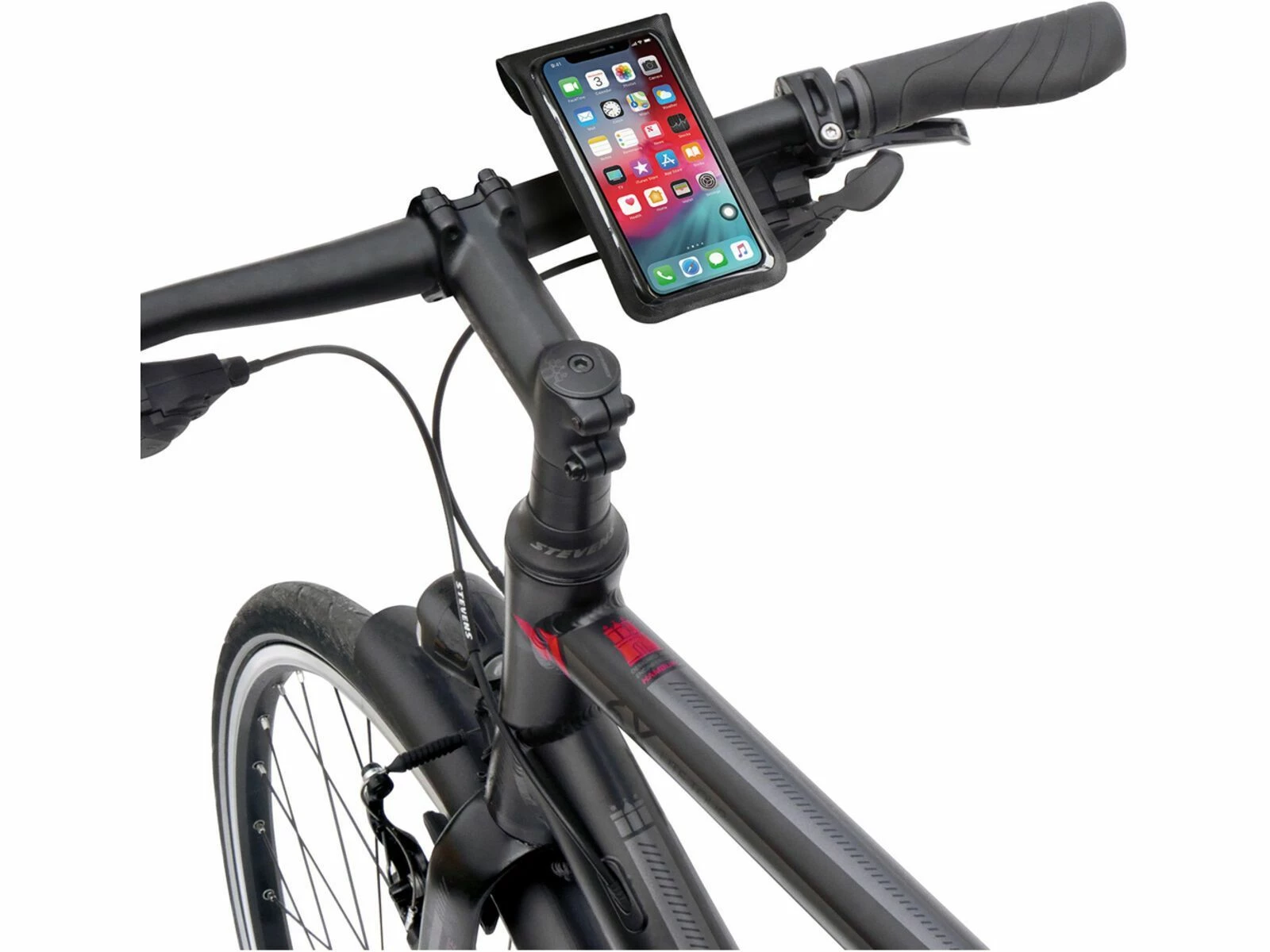 Klickfix PhoneBag Light S Inkl. Quad Mini Adapter, Schwarz 3 Klickfix PhoneBag Light S Inkl. Quad Mini Adapter, Schwarz – Bild 2