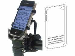 NC-17 AL 3D Halter IPhone 4,4S, Black Eloxiert