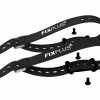 Fixplus Sachen-Festmacher Inklusive Strap 46 Cm - 2 Set Pack, Black/black